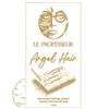 Elegant gold logo with a stylized face, Arabic calligraphy, and a makeup brush motif.